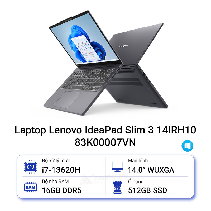 Laptop Lenovo IdeaPad Slim 3 14IRH10 83K00007VN