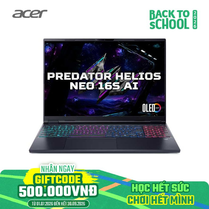 Laptop Acer Gaming Predator Helios Neo 16S AI PHN16S-71-94T0 NH.QX7SV.001