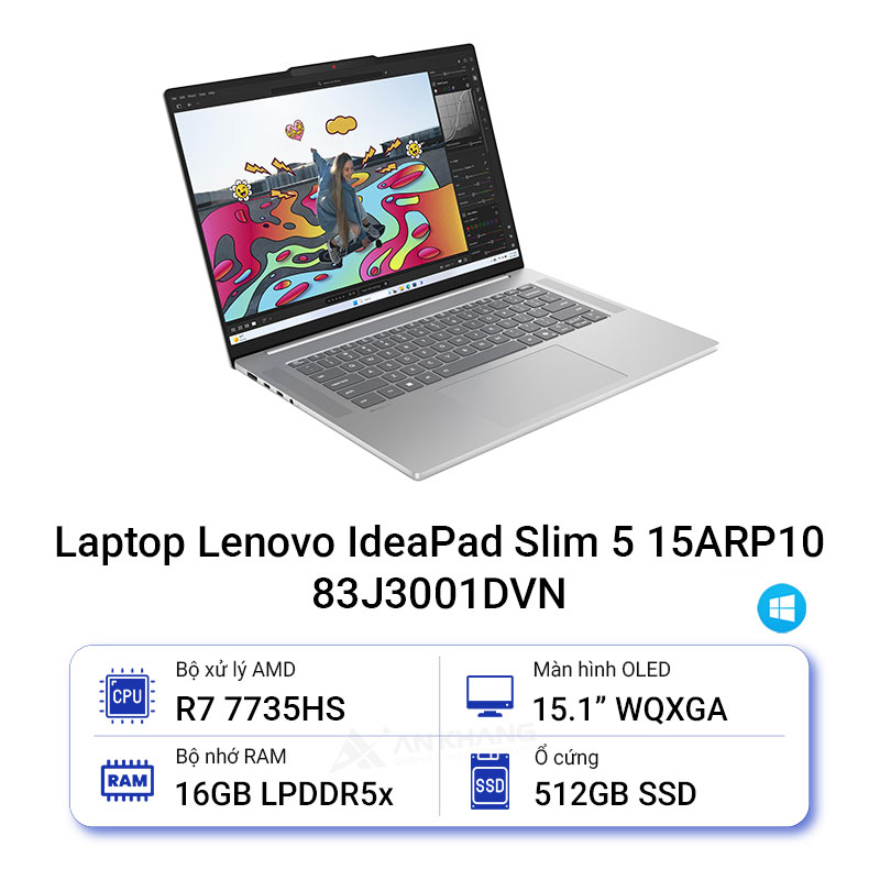 Laptop Lenovo IdeaPad Slim 5 15ARP10 83J3001DVN