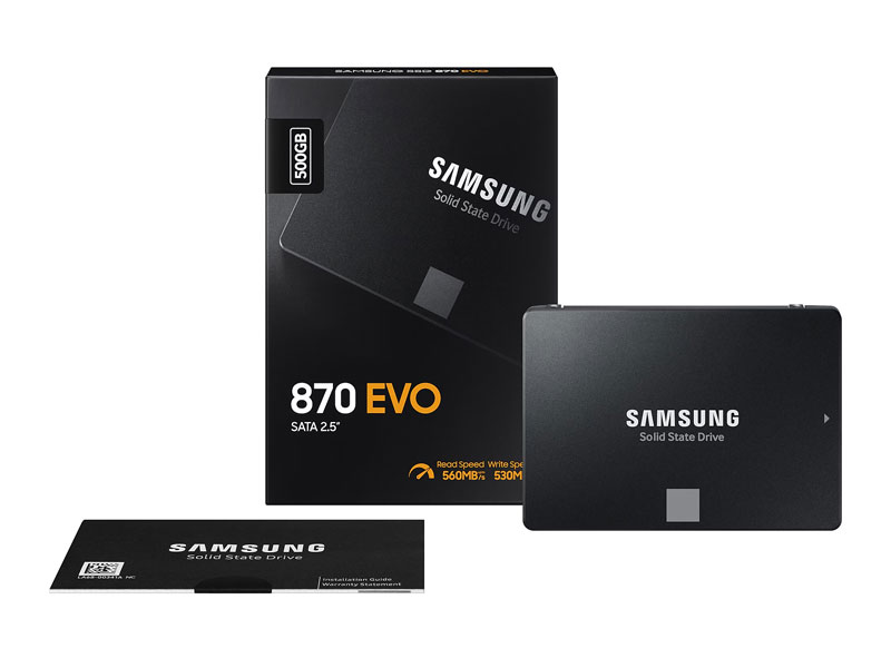 Ổ cứng SSD Samsung 870 EVO 500GB Sata 3 MZ-77E500BW