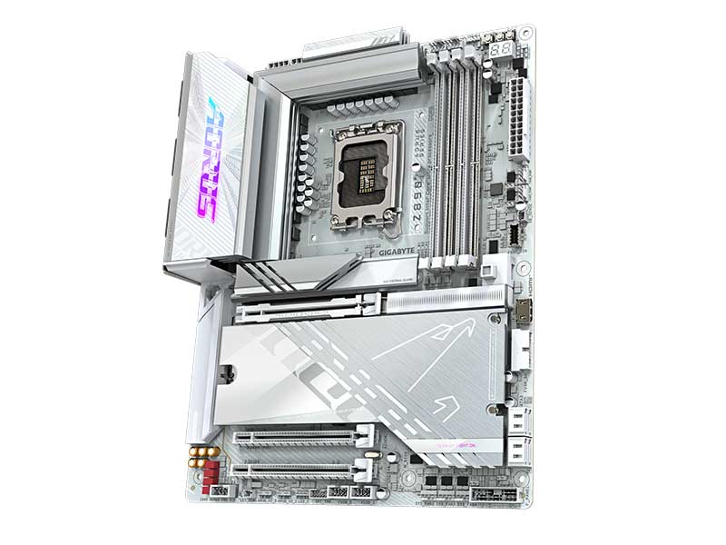 Mainboard Gigabyte Z890 AORUS PRO ICE màu trắng