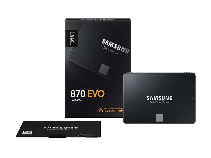 Ổ cứng SSD Samsung 870 EVO 2TB Sata 3 MZ-77E2T0BW