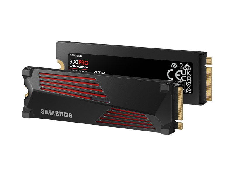 Ổ cứng SSD Samsung 990 PRO Heatsink 4TB M.2 NVMe MZ-V9P4T0CW