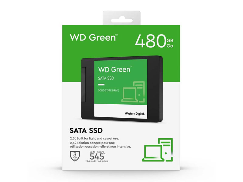 Ổ cứng SSD Western Digital Green 480GB 2.5inch Sata 3 WDS480G3G0A