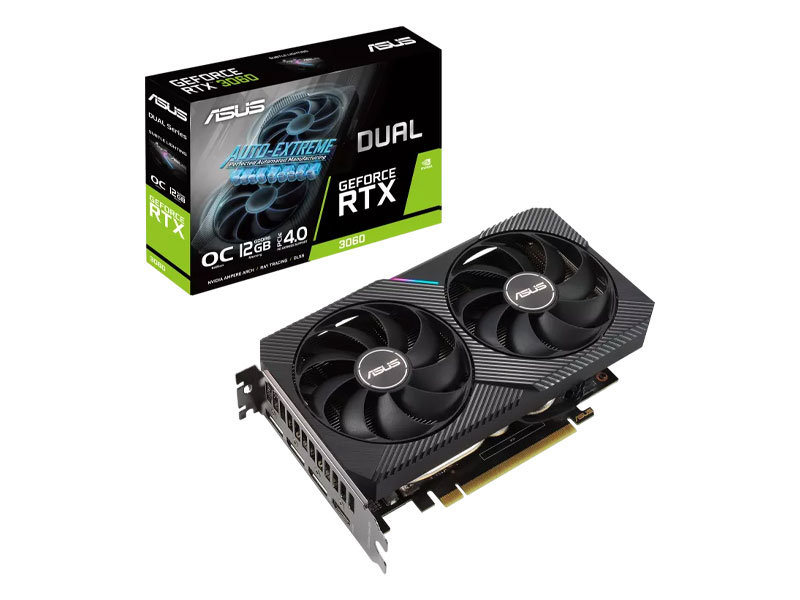 VGA Asus Dual GeForce RTX 3060 V2 OC Edition DUAL-RTX3060-O12G-V2