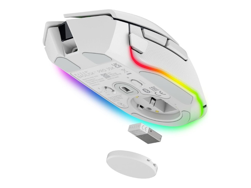 Chuột gaming Razer Basilisk V3 Pro 35K RZ01-05240200-R3A1 màu trắng