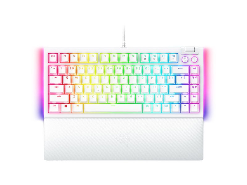 Bàn phím cơ gaming Razer BlackWidow V4 75% màu trắng RZ03-05001700-R3M1