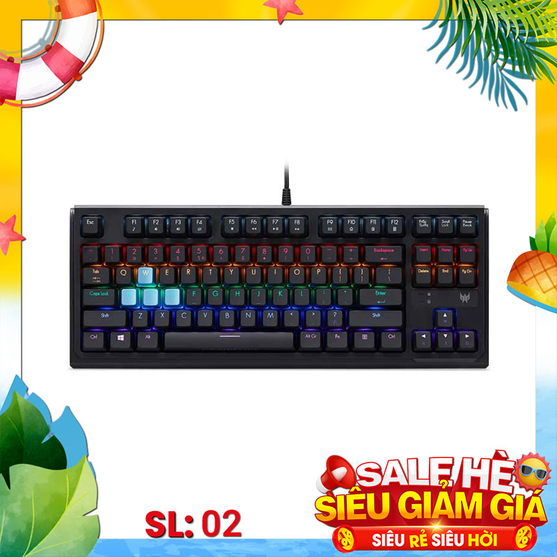Bàn phím cơ gaming Acer Predator Aethon 301 TKL USB GP.KBD11.01G