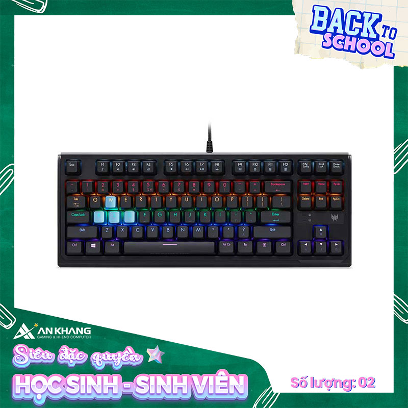Bàn phím cơ gaming Acer Predator Aethon 301 TKL USB GP.KBD11.01G