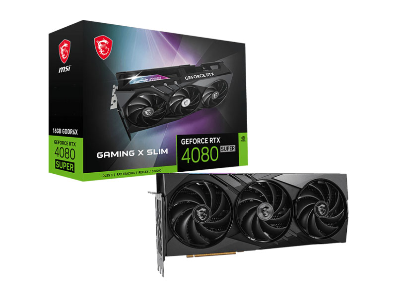VGA MSI GeForce RTX 4080 SUPER 16G GAMING X SLIM