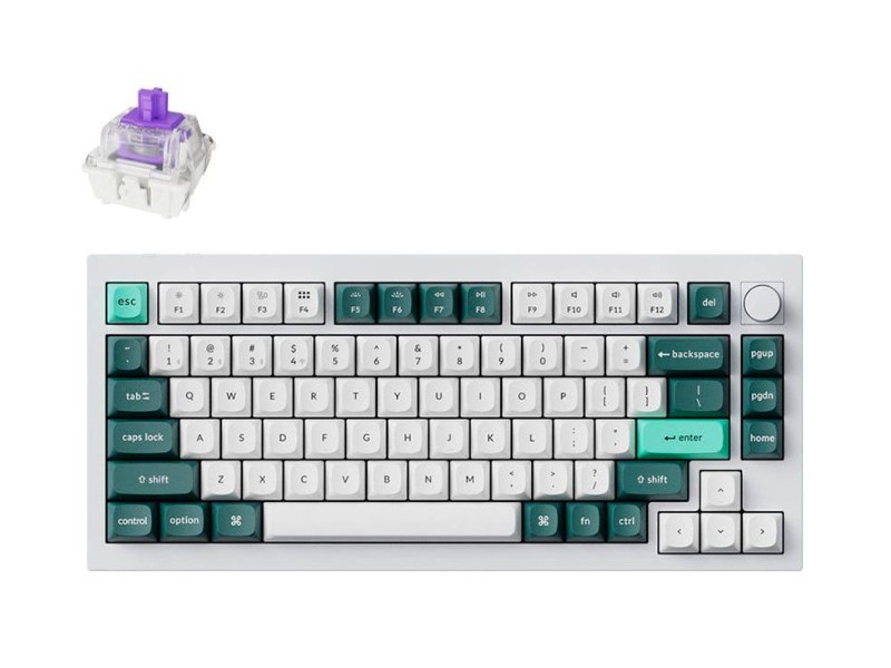 Bàn phím không dây Keychron Q1H-P1 Q1 HE Nebula Switch Knob Version