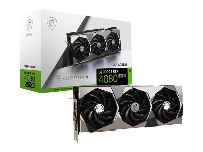 VGA MSI GeForce RTX 4080 SUPER 16G SUPRIM X