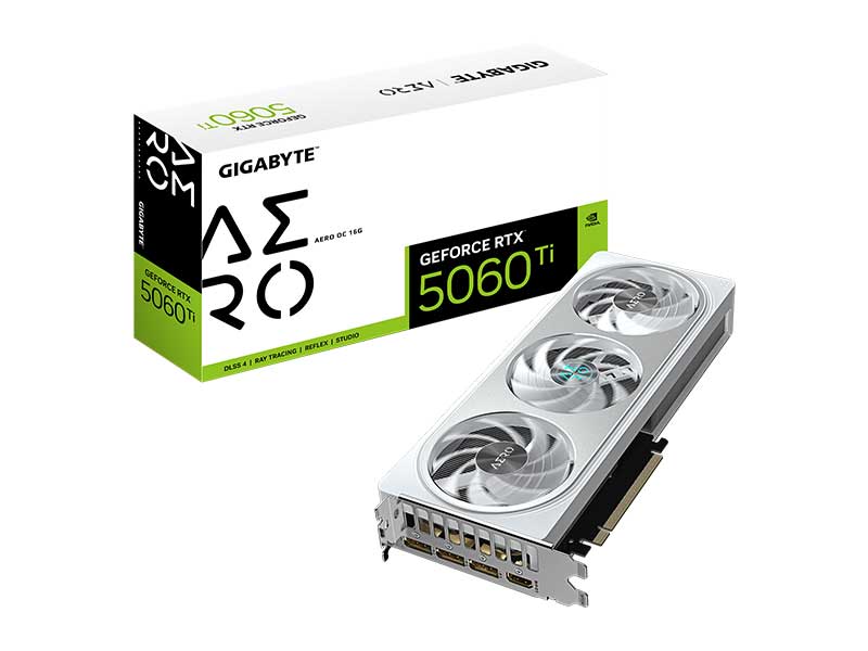 VGA Gigabyte GeForce RTX 5060 Ti AERO OC 16G (GV-N506TAERO OC-16GD)