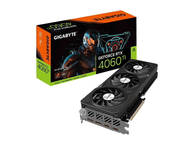 VGA Gigabyte GeForce RTX 4060 Ti GAMING OC 8G GV-N406TGAMING OC-8GD