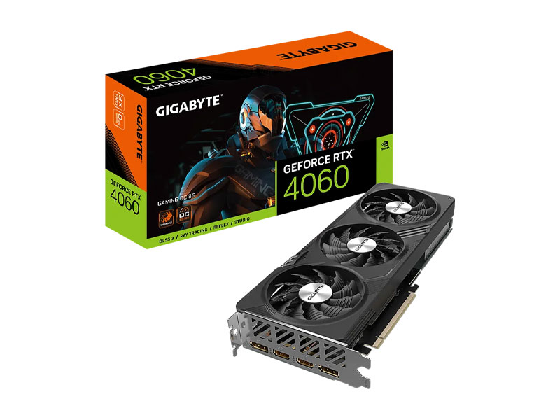 VGA Gigabyte GeForce RTX 4060 GAMING OC 8G GV-N4060GAMING OC-8GD