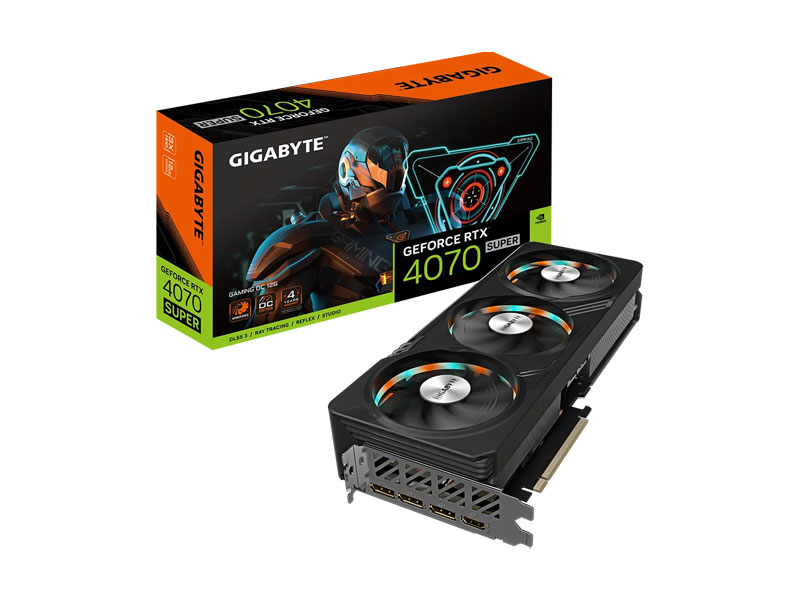 VGA Gigabyte GeForce RTX 4070 SUPER GAMING OC 12G GV-N407SGAMING OC-12GD