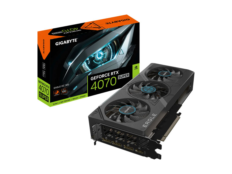 VGA Gigabyte GeForce RTX 4070 SUPER EAGLE OC 12G GV-N407SEAGLE OC-12GD