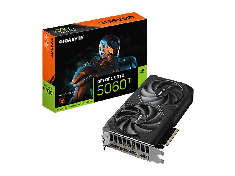 VGA Gigabyte GeForce RTX 5060 Ti WINDFORCE 8G (GV-N506TWF2-8GD)