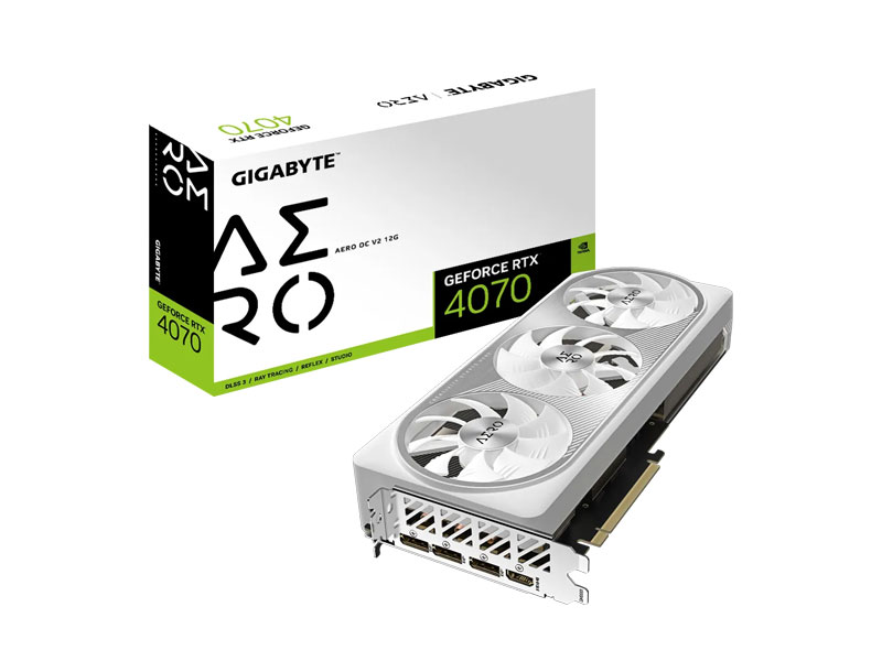 VGA Gigabyte GeForce RTX 4070 AERO OC V2 12G GV-N4070AERO OCV2-12GD