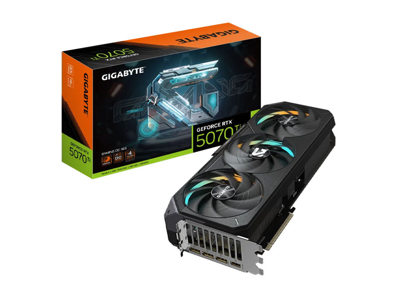 VGA Gigabyte GeForce RTX 5070 Ti GAMING OC 16G GV-N507TGAMING OC-16GD