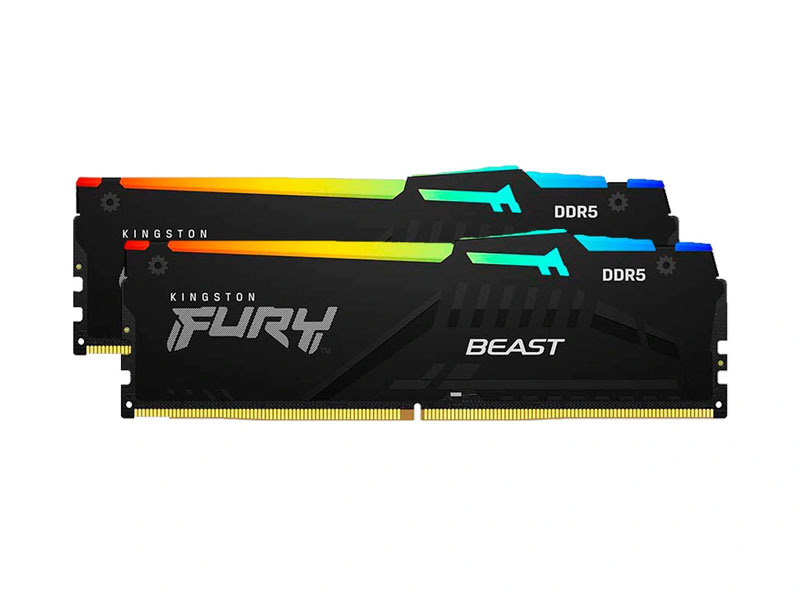 Ram PC Kingston FURY 32GB DDR5 6000MHz CL30 RGB KF560C30BBAK2-32 (2x16GB)