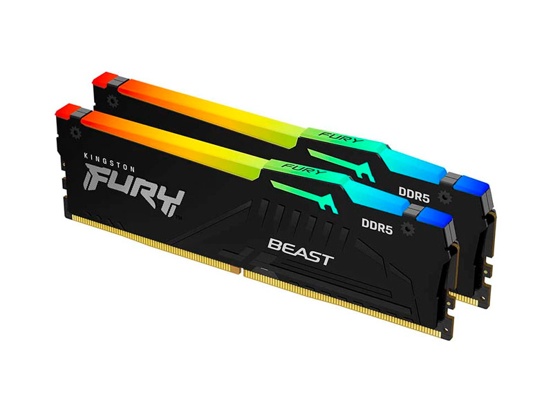 Ram PC Kingston FURY 32GB DDR5 6000MHz CL30 RGB KF560C30BBAK2-32 (2x16GB)