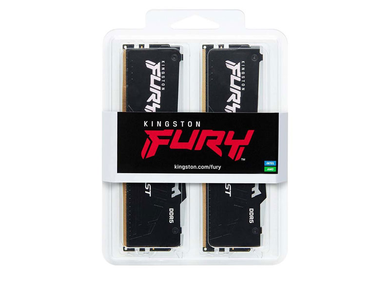Ram PC Kingston FURY 32GB DDR5 5200MHz CL40 RGB KF552C40BBAK2-32 (2x16GB)