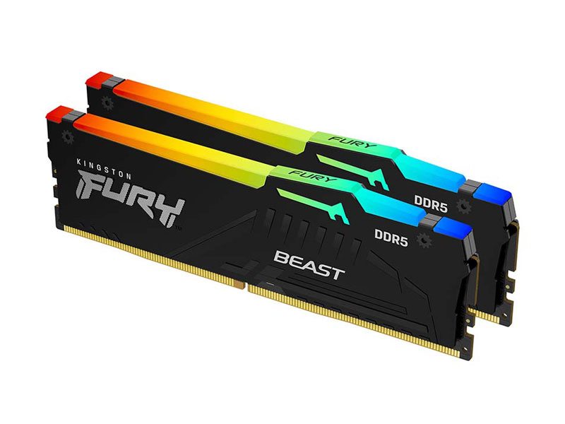 Ram PC Kingston FURY 16GB DDR5 5600MHz CL40 RGB KF556C40BBAK2-16 (2x8GB)