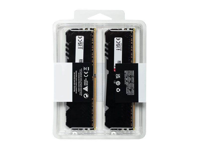 Ram PC Kingston FURY 64GB DDR4 3200MHz CL16 RGB KF432C16BB2AK2/64 (2x32GB)