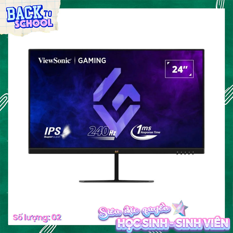 Màn hình Gaming ViewSonic VX2479A-HD-PRO (23.8 inch - IPS - 240Hz - FHD - 1ms)