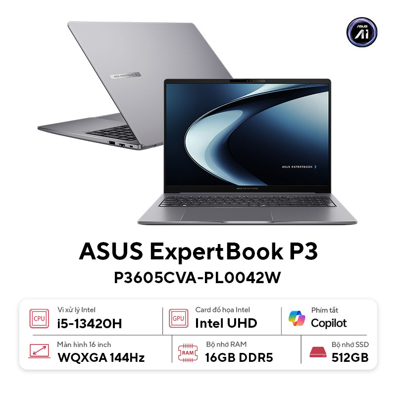 Laptop ASUS ExpertBook P3 P3605CVA-PL0042W