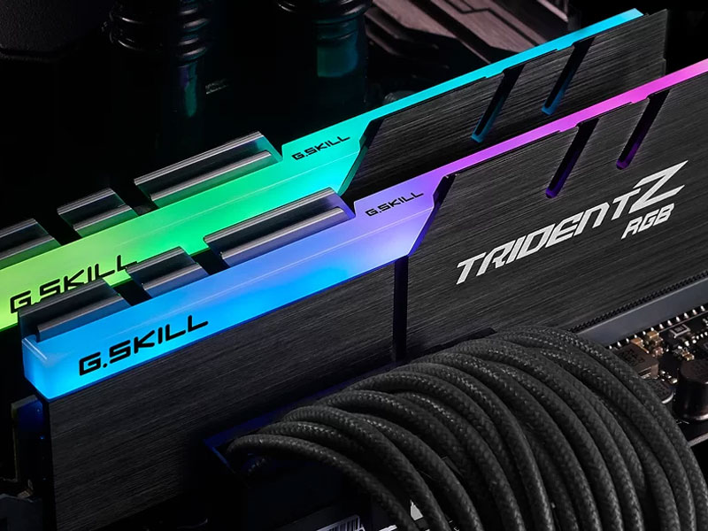 Ram PC Gskill Trident Z RGB 16GB DDR4 3200MHz F4-3200C16D-16GTZR (2x8GB)