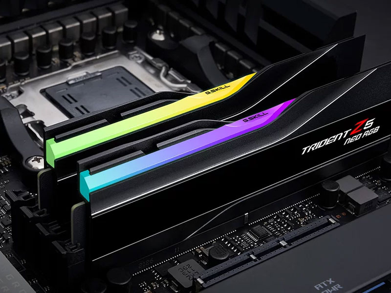 Ram PC Gskill Trident Z5 Neo RGB 64GB DDR5 6000MHz F5-6000J3040G32GX2-TZ5NR (2x32GB)