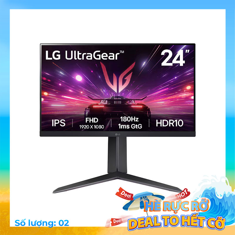 Màn hình LCD LG UltraGear 24GS65F-B.ATV (23.8inch - 180Hz - IPS - FHD - HDR10)