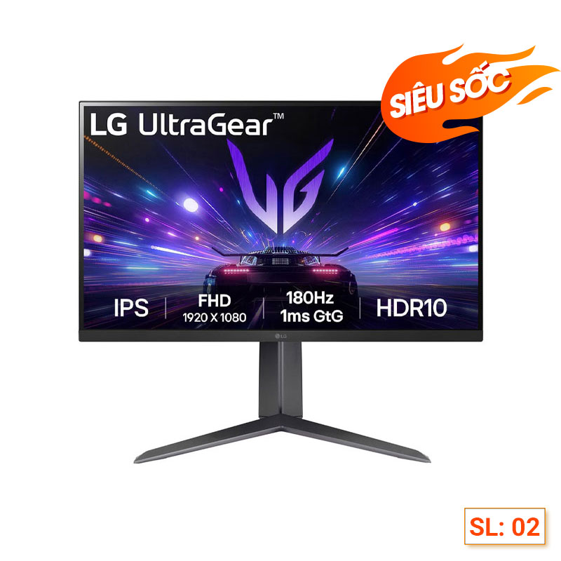 Màn hình Gaming LG UltraGear 27GS65F-B.ATV (27inch - IPS - 180Hz - FHD - 1ms)