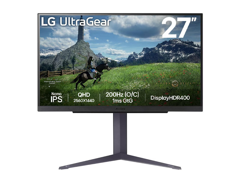 Màn hình Gaming LG UltraGear 27GS85Q-B 27inch NanoIPS 2K 200Hz 1ms