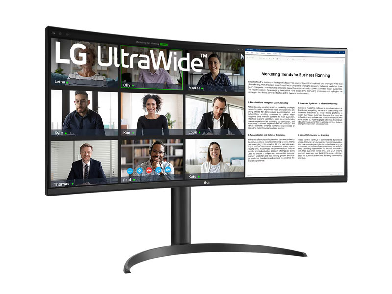 Màn hình cong LG UltraWide 34WR55QK-B 34inch VA QHD 100Hz 1ms