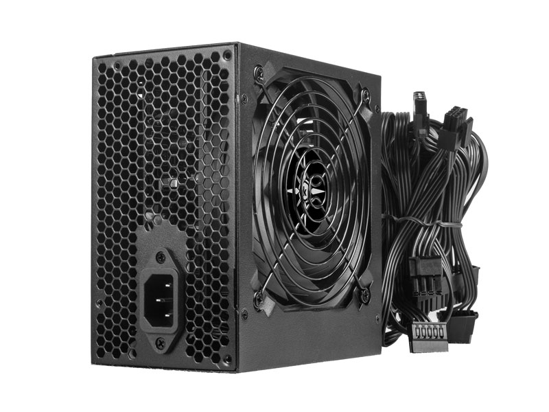Nguồn máy tính KENOO ESPORT E450 450W Fan 12 - màu đen - cáp dẹt