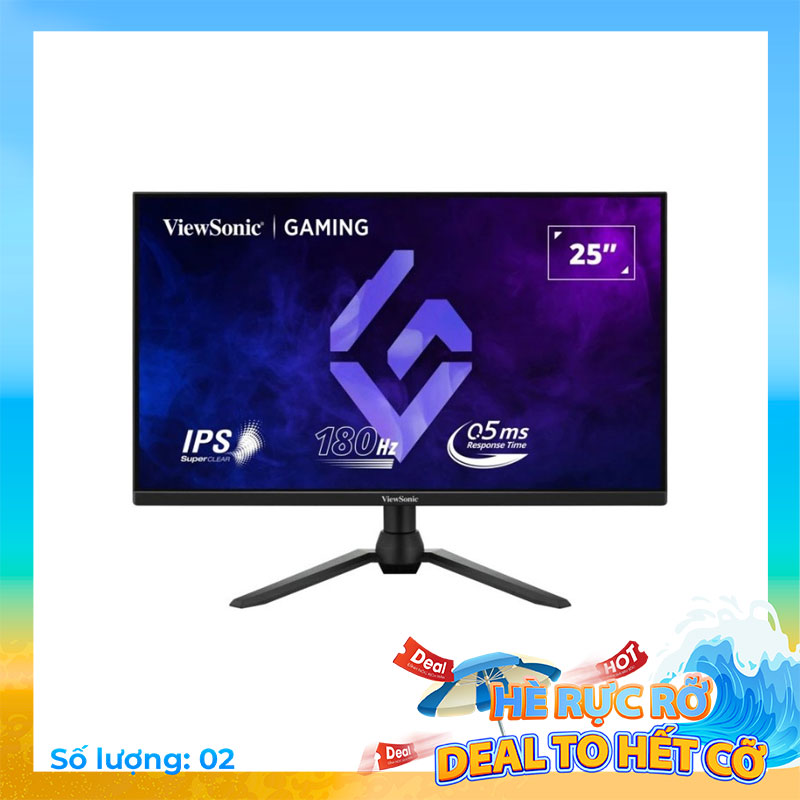 Màn hình gaming ViewSonic VX2528 (24.5 inch - FHD - IPS - 180Hz - 0.5ms - Có loa)