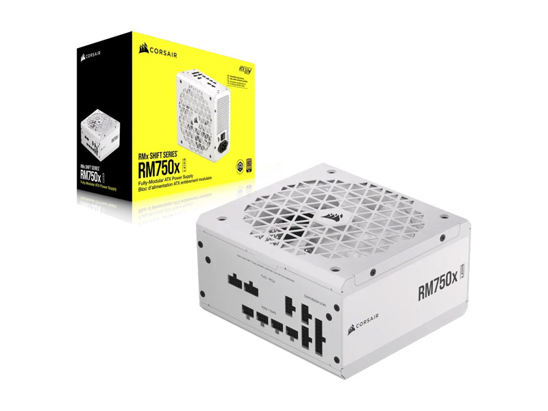 Nguồn máy tính Corsair RM750x Shift White 80 Plus Gold Full Modul CP-9020273-NA