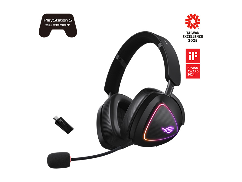 Tai nghe Gaming không dây ASUS ROG Delta II (Đen)