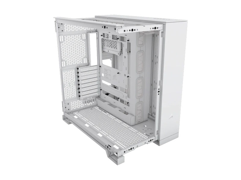 Vỏ case Corsair 6500X Tempered Glass Mid-Tower White CC-9011258-WW