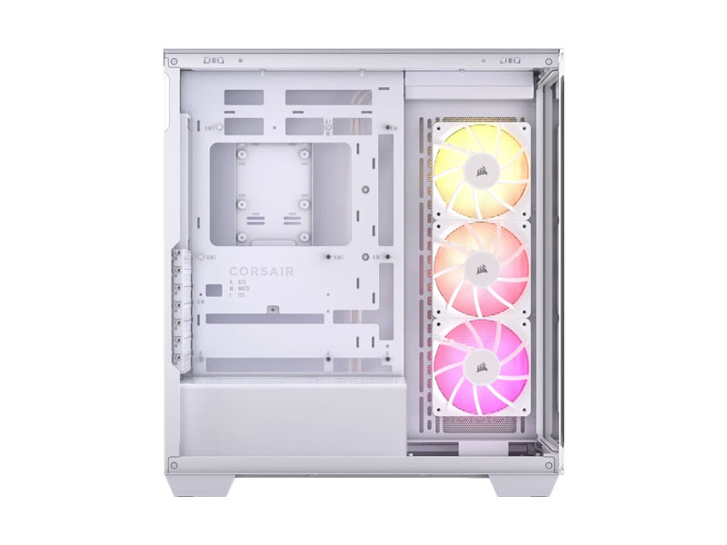 Vỏ case Corsair 3500X RGB Tempered Glass Mid-Tower White CC-9011279-WW