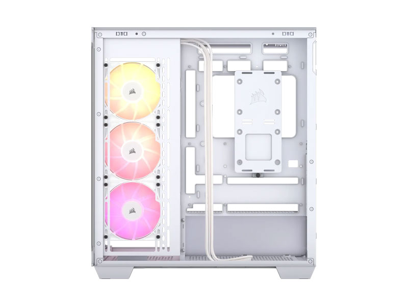 Vỏ case Corsair 3500X RGB Tempered Glass Mid-Tower White CC-9011279-WW
