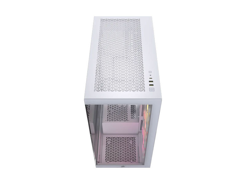 Vỏ case Corsair iCUE LINK 3500X RGB Tempered Glass Mid-Tower White CC-9011281-WW