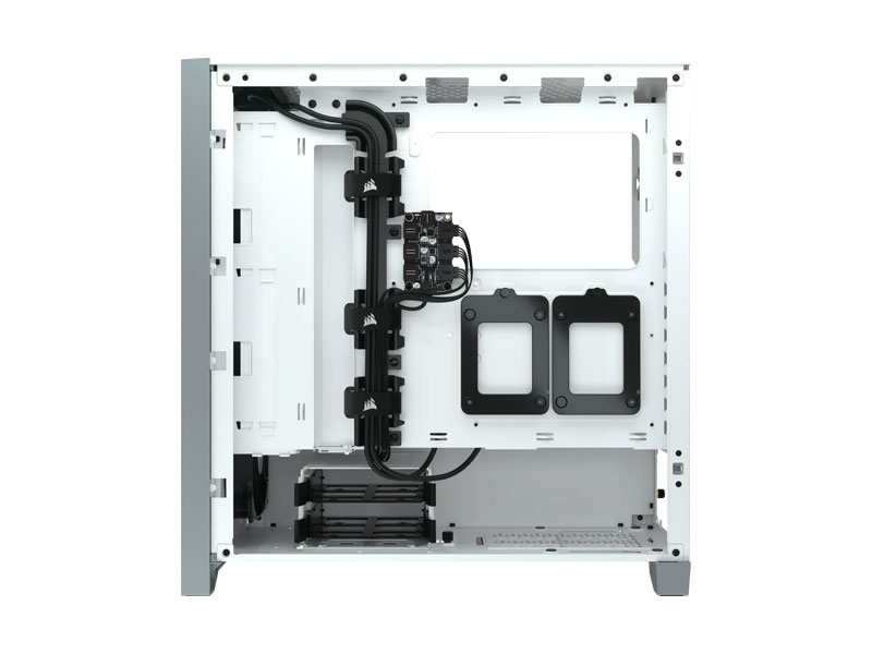 Vỏ case Corsair iCUE 4000X RGB TG White CC-9011205-WW