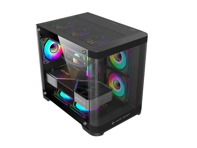 Vỏ case KENOO ESPORT MK400 M-ATX Đen