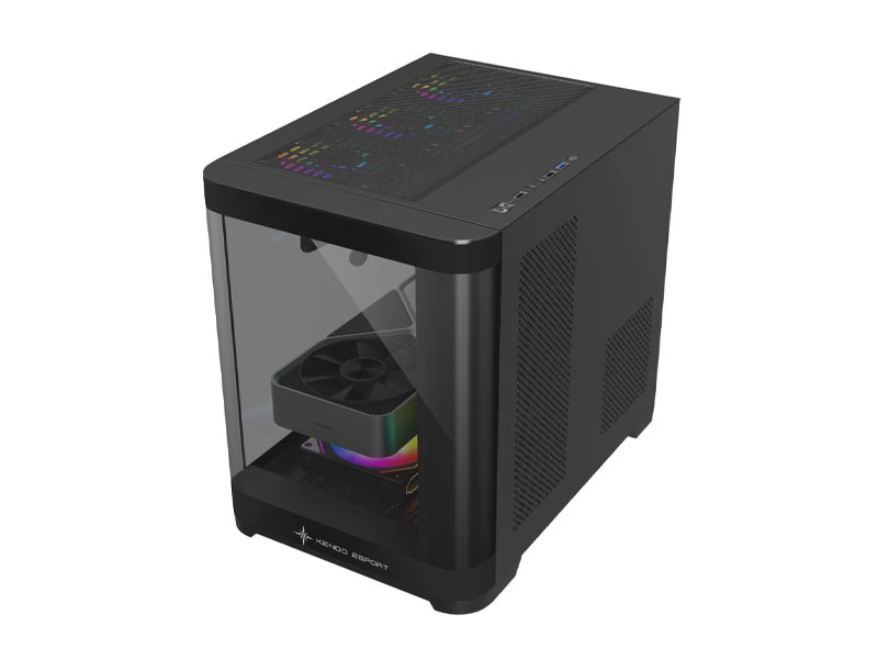 Vỏ case KENOO ESPORT MK400 M-ATX Đen