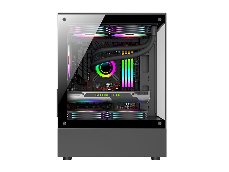 Vỏ case KENOO ESPORT MK100 M-ATX đen