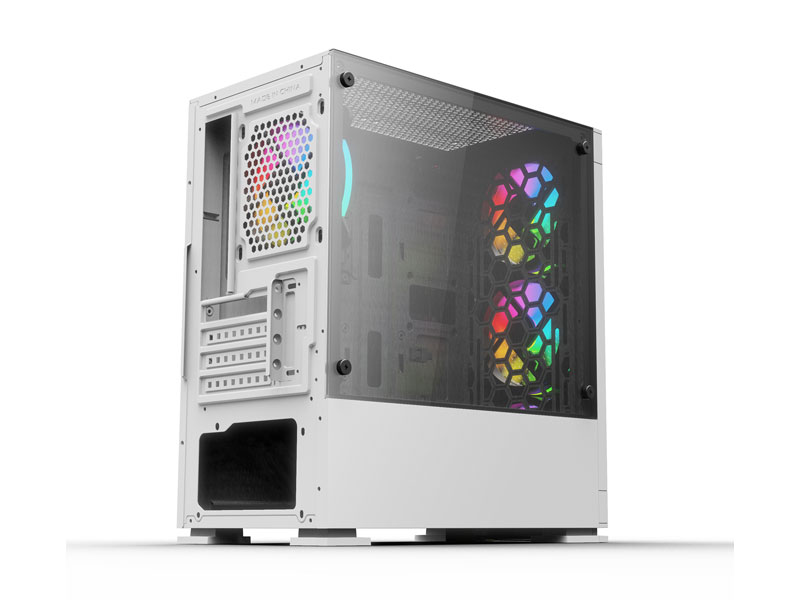 Vỏ case KENOO ESPORT G362 M-ATX Trắng